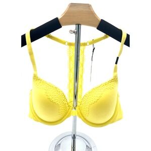 Victoria's‎ Secret Body By Victoria Racerback Demi Bra 11069180 36B Yellow